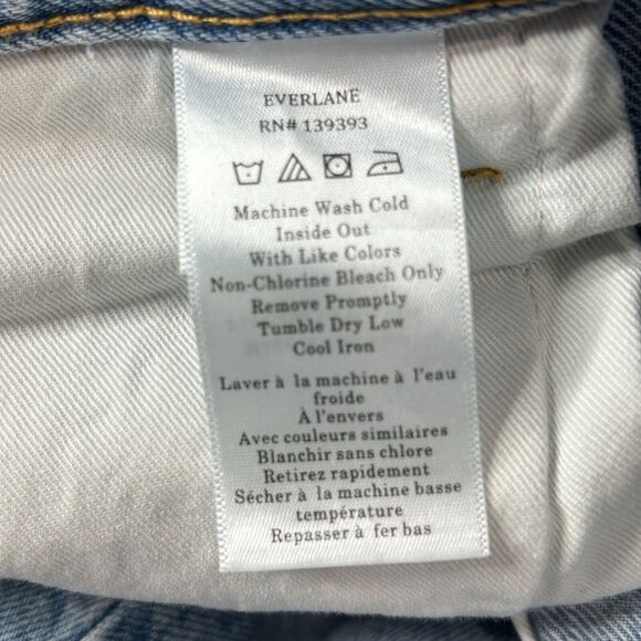 Everlane The Authentic Straight Jean Blue Men's 38x28 NWT Organic Cotton FLAW - Picture 11 of 12